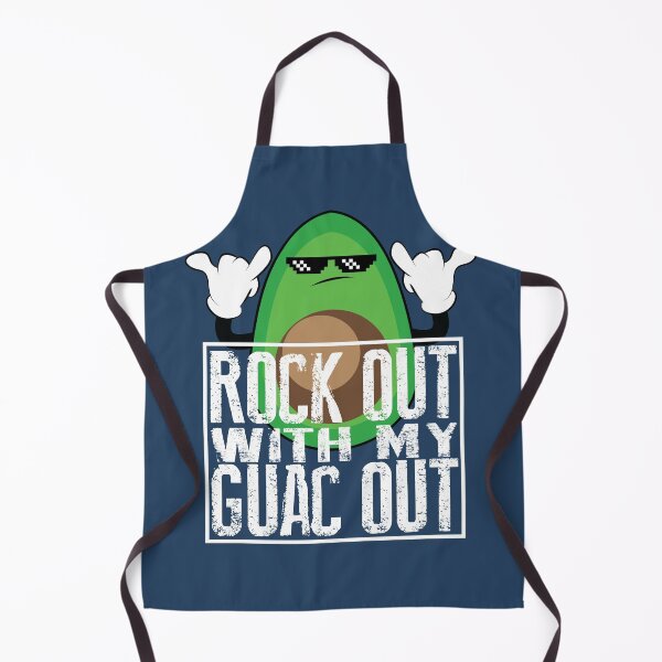Item preview, Rock Out with My Guac Out – Funny Vegan Gift designed and sold by TrndSttr.