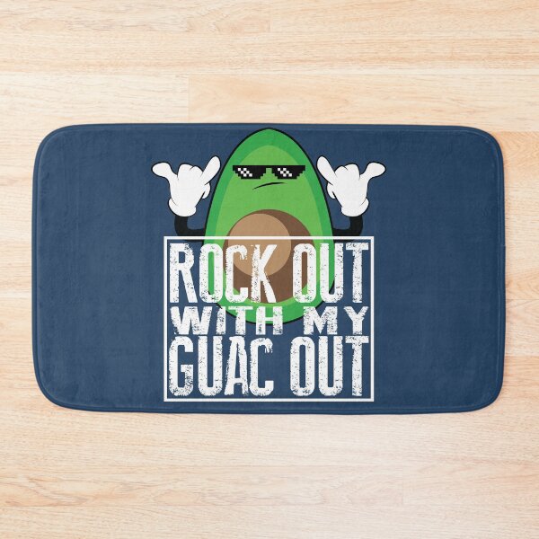 Item preview, Rock Out with My Guac Out – Funny Vegan Gift designed and sold by TrndSttr.