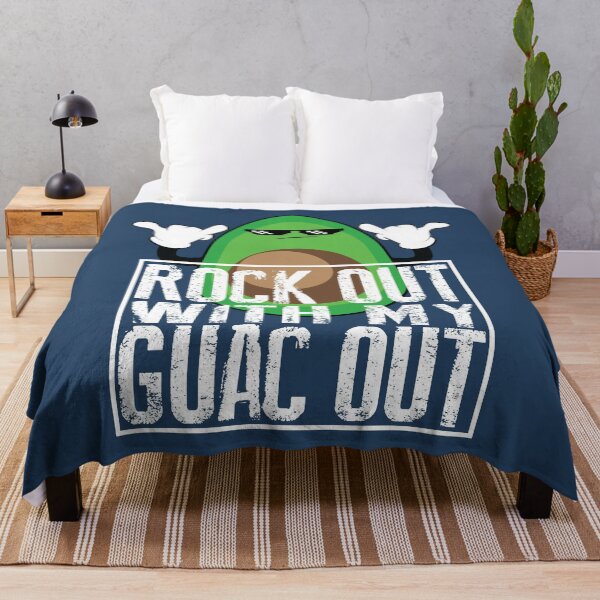 Item preview, Rock Out with My Guac Out – Funny Vegan Gift designed and sold by TrndSttr.