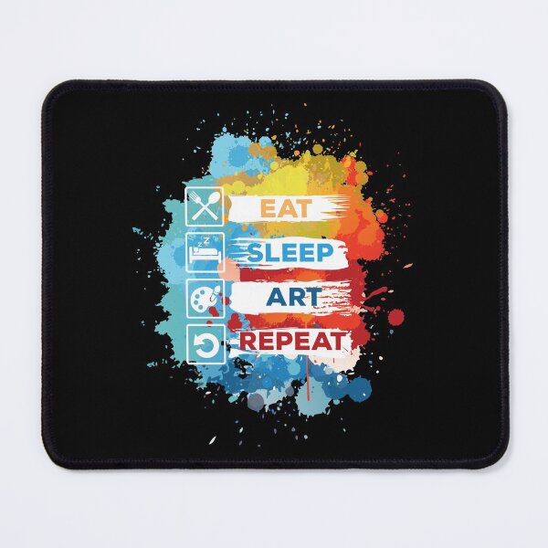 Item preview, Eat Sleep Art Repeat designed and sold by jaygo.