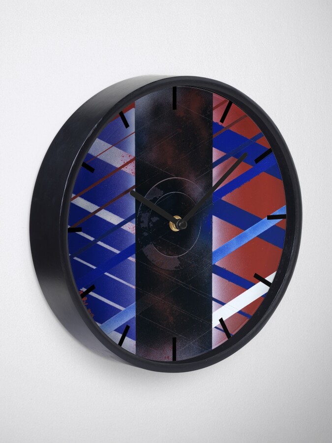 Alternate view of Divided Freedom - Vinyl Record Art Clock