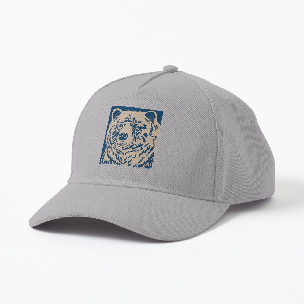 Blue Bear Cap