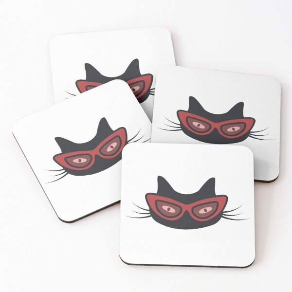 Item preview, Kitty Wearing Cat Eye Glasses designed and sold by Epitome Girl.
