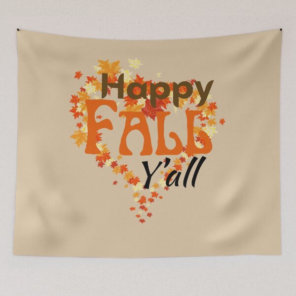 Item preview, Happy Fall Y'all designed and sold by Lilaclown.