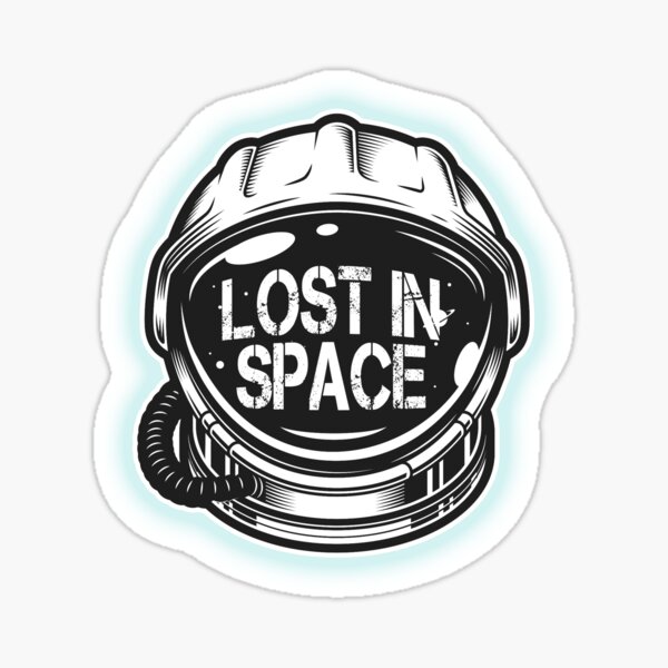 "Lost in Space Clean Design" Sticker for Sale by sidekickfun Redbubble