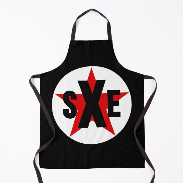 Item preview, sXe Straight Edge Socialist Red Star Logo designed and sold by RevolutionInPaint.