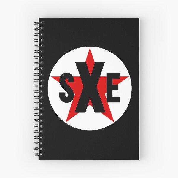 Item preview, sXe Straight Edge Socialist Red Star Logo designed and sold by RevolutionInPaint.