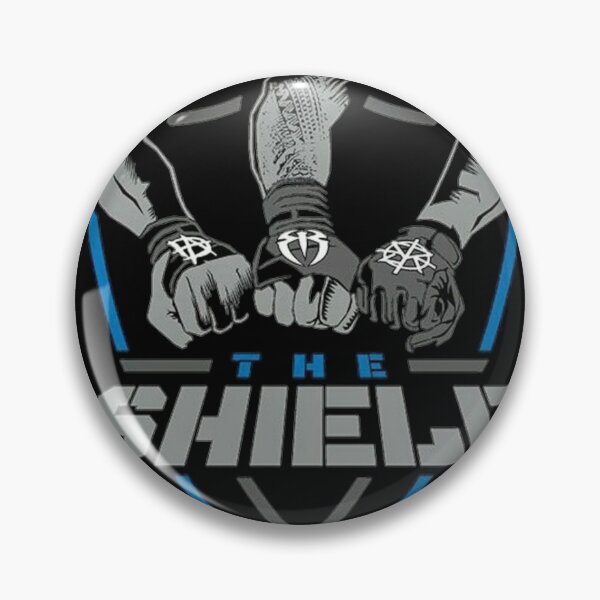 Wwe Shield Logo Pins and Buttons for Sale | Redbubble