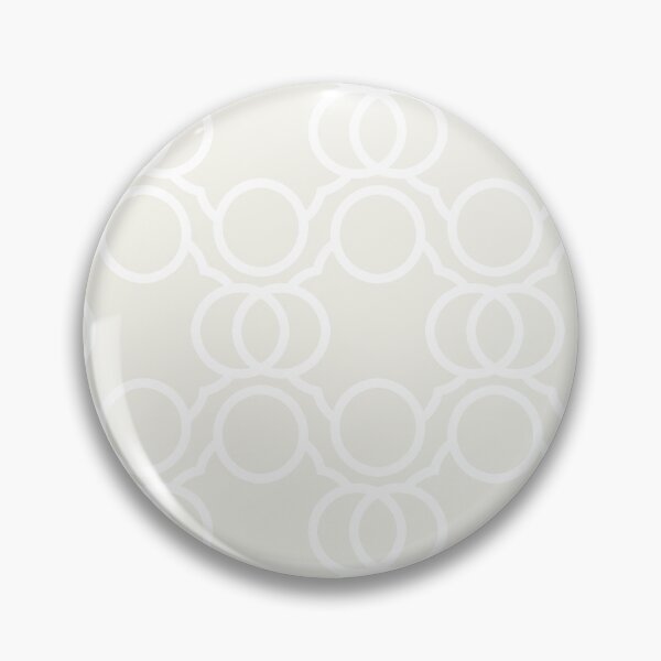 Item preview, Light Cream and White Geometric Circle Pattern 2022 Color Trends Behr Whisper White HDC-MD-08 - Trending Colours designed and sold by ColorOfTheYears.