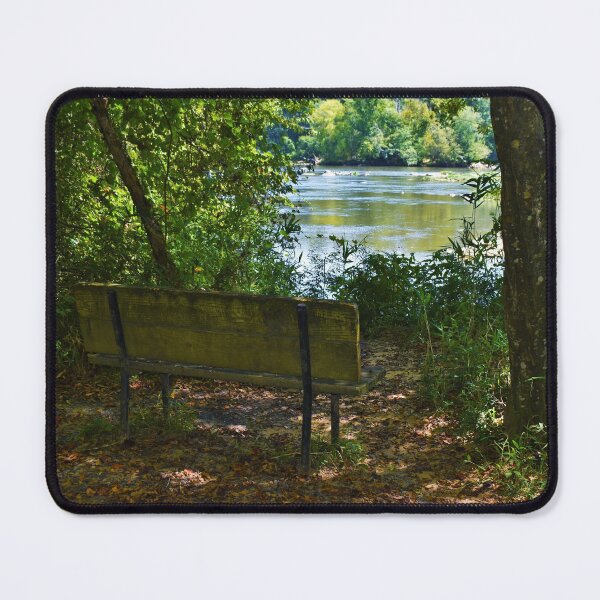 Item preview, Bench in the woods designed and sold by floofpictures.