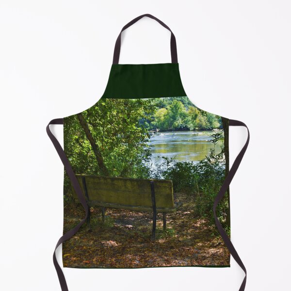 Item preview, Bench in the woods designed and sold by floofpictures.