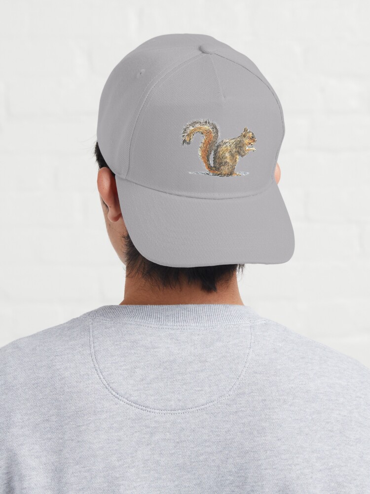 Alternate view of Sitting Squirrel Cap