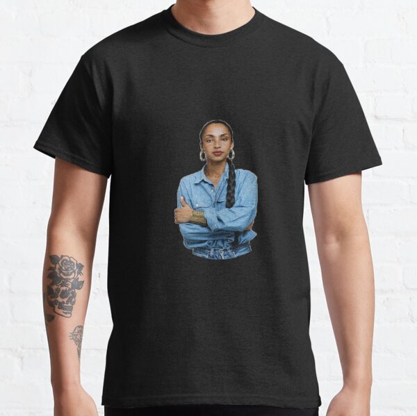T-Shirt Sade Adu Smooth Operator No Ordinary Your Love is King Retro Vintage 80s Sade in Denim T-Shirt Music Shirt Sade Singer Shirt