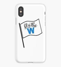 Fly the W flag iPhone Case/Skin
