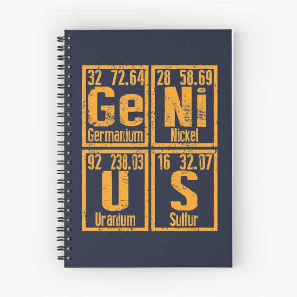 Item preview, GENIUS Periodic Table Gift for Science Nerds designed and sold by TrndSttr.
