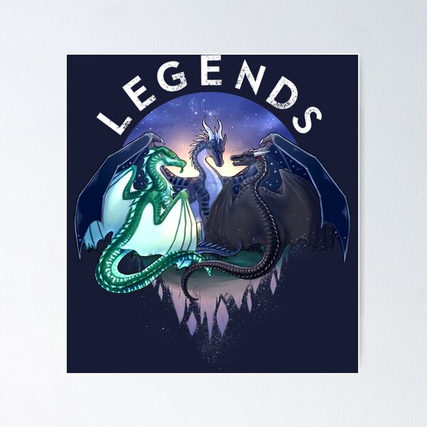 Item preview, Wings of Fire Legends Fathom, Darkstalker, Clearsight designed and sold by blockerbab.