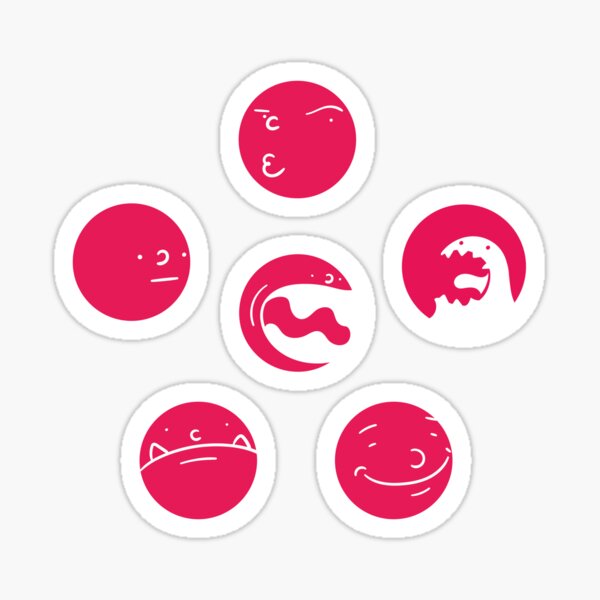 Daily faces stickers pack Sticker