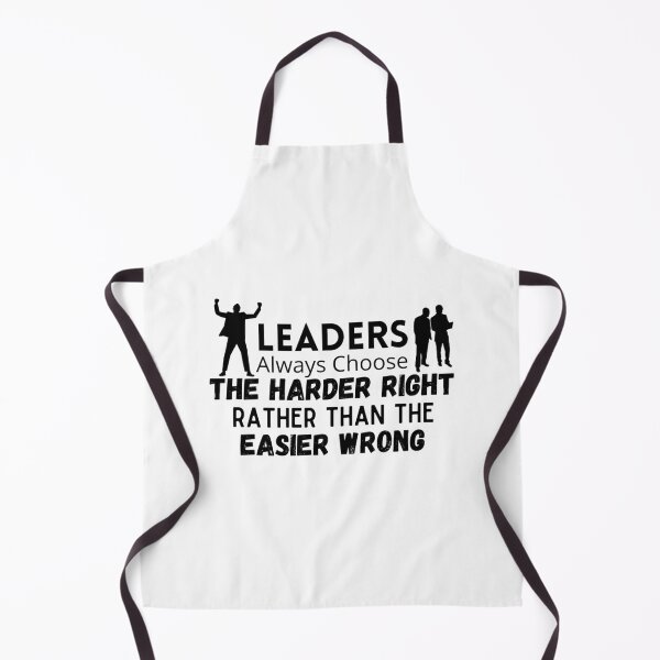 Item preview, Quotes On Leadership / Leaders Always Choose The Harder Right Rather Than The Easier Wrong designed and sold by CreativeMansion.