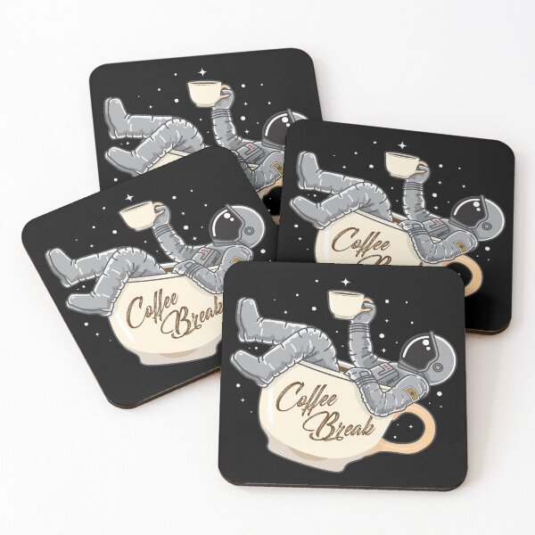 Item preview, Space Astronaut Coffee Break designed and sold by blackdogshop.
