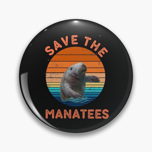 Item preview, Save The Manatees Chubby Floaty Potatoes Vintage Sunset  designed and sold by Stig Mota.