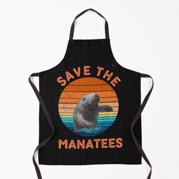 Item preview, Save The Manatees Chubby Floaty Potatoes Vintage Sunset  designed and sold by Stig Mota.