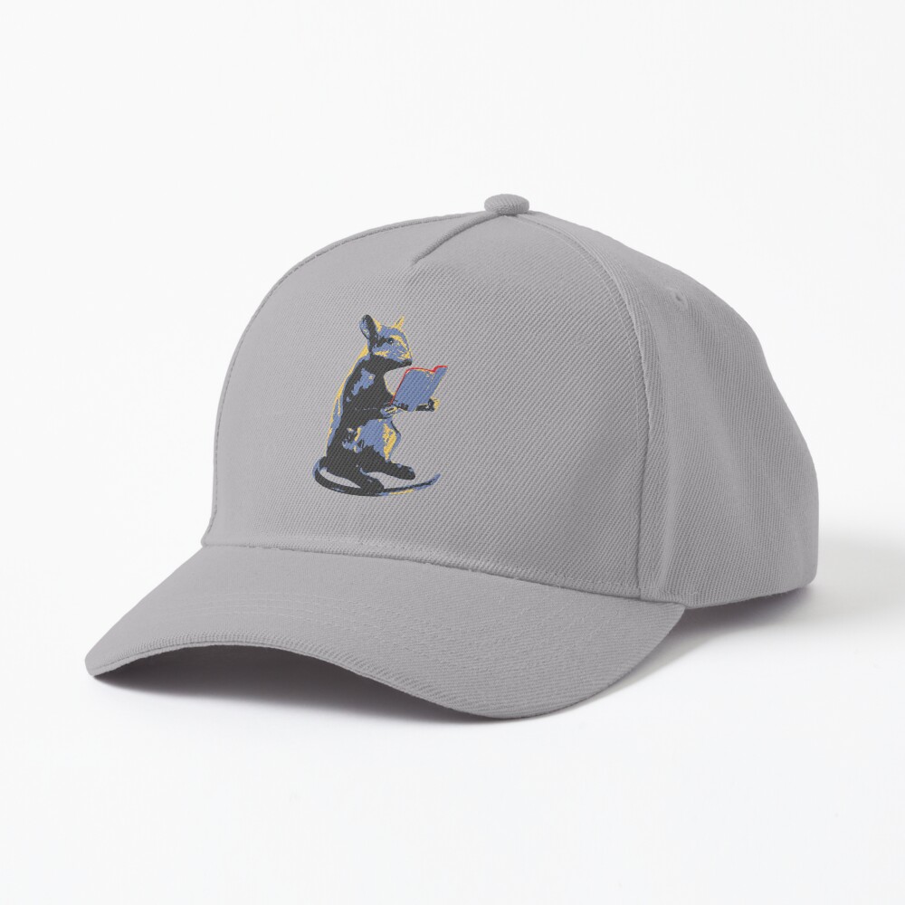 Book Mouse - blue Cap