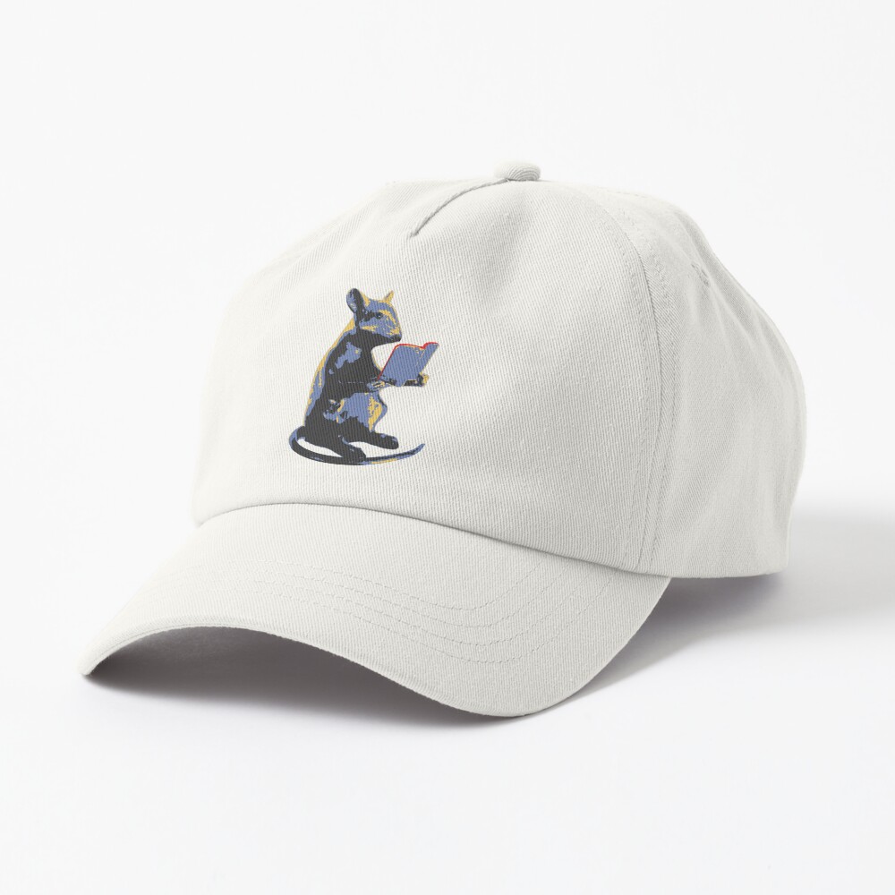Book Mouse - blue Cap