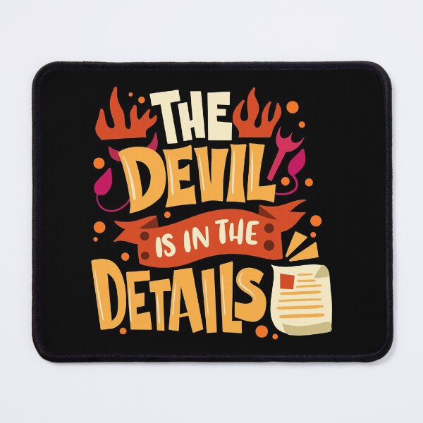Item preview, The Devil Is In The Details designed and sold by anziehend.