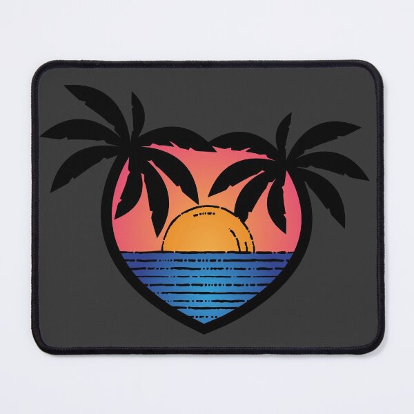 Item preview, Heart Palms Sunset designed and sold by drxgonfly.