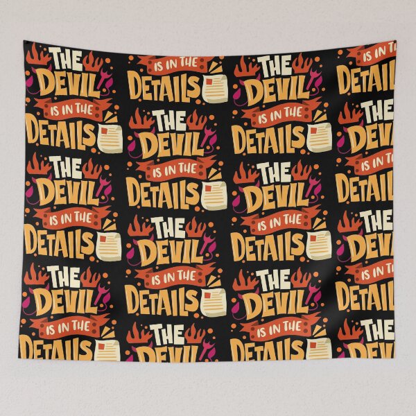 Item preview, The Devil Is In The Details designed and sold by anziehend.