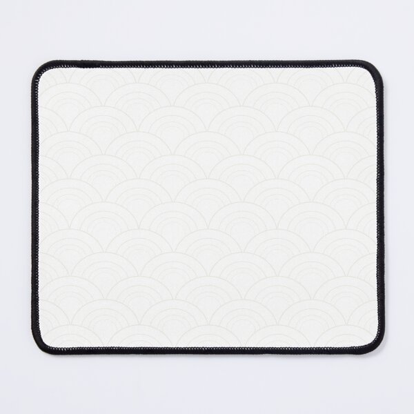 Item preview, Light Cream and White Simple Scallop Curve Pattern 2022 Color Trends Behr Whisper White HDC-MD-08 - Trending Colours designed and sold by ColorOfTheYears.