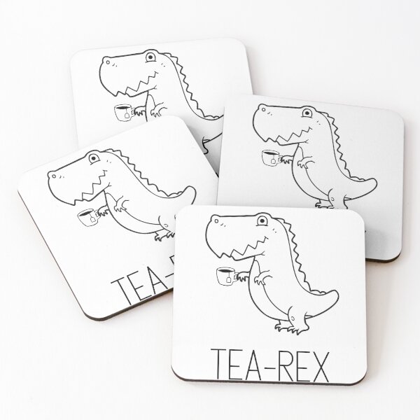 Item preview, Tea Lover Tea Rex designed and sold by DesignsbyMelB.
