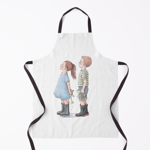 Item preview, Kids With Frogs, Red Haired Children Watercolor Painting, Childhood designed and sold by JoyfulWhimsy.