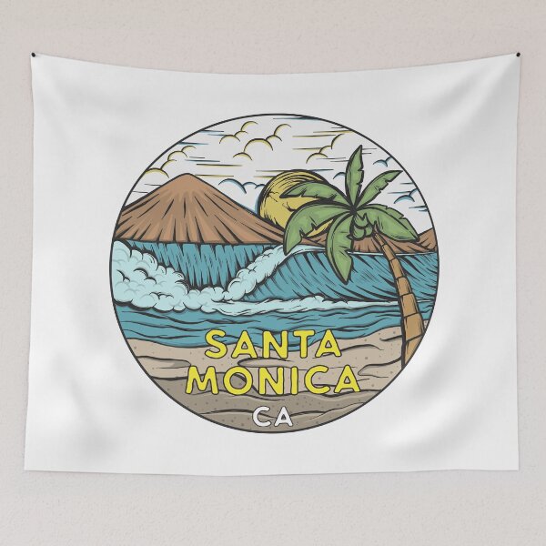 Item preview, Santa Monica California Vintage designed and sold by KrisSidDesigns.