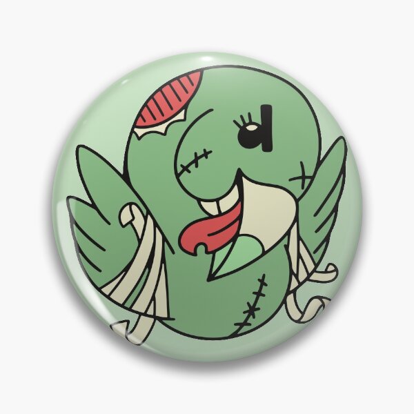 Item preview, Cute Zombie Parrot // Funny Halloween Animals designed and sold by SLAG-Creative.