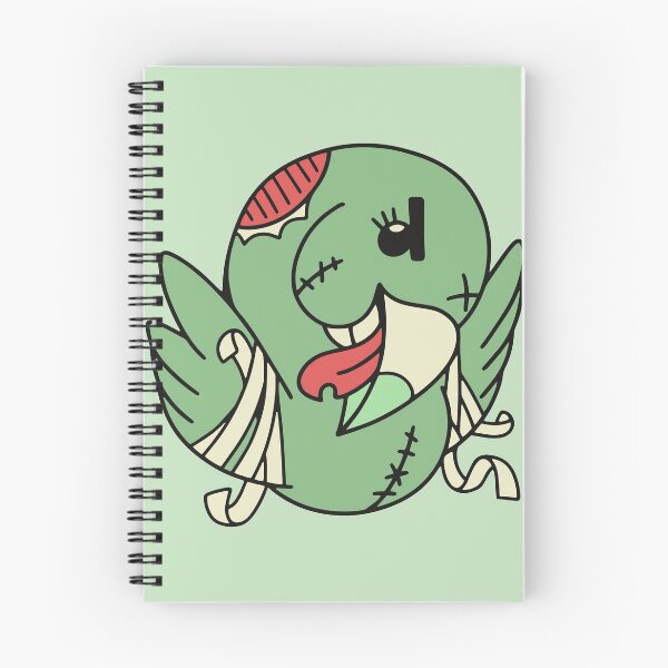 Item preview, Cute Zombie Parrot // Funny Halloween Animals designed and sold by SLAG-Creative.