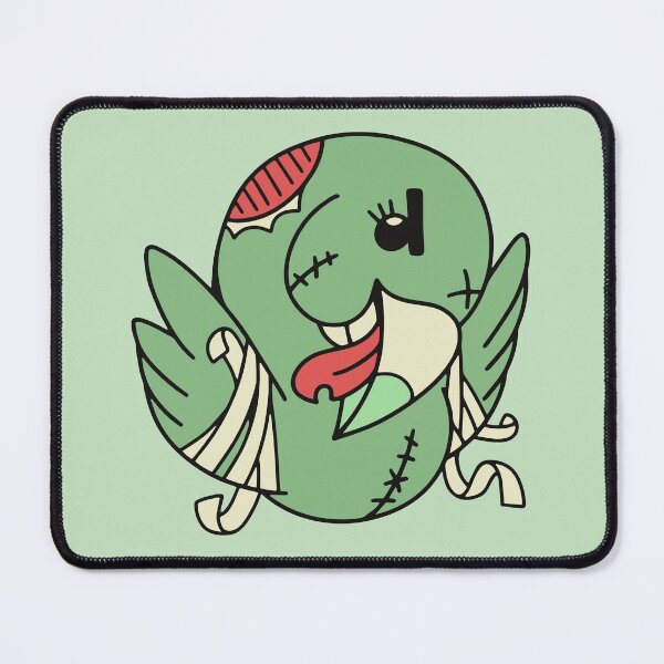 Item preview, Cute Zombie Parrot // Funny Halloween Animals designed and sold by SLAG-Creative.