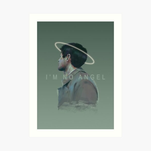 i'm no angel -- words Art Print