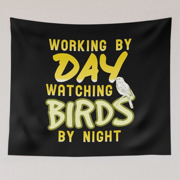 Item preview, Working by Day Watching Birds by Night designed and sold by NeXore.