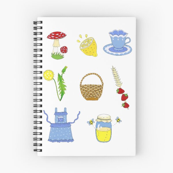 Item preview, Cottagecore, Farmcore, Countrycore, Teacore teatime pastel aesthetic set sticker pack designed and sold by indiVisibl.