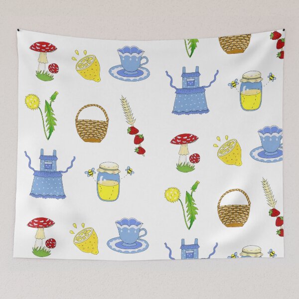 Item preview, Cottagecore, Farmcore, Countrycore, Teacore teatime pastel aesthetic set sticker pack designed and sold by indiVisibl.