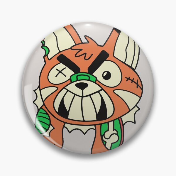 Item preview, Cute Zombie Fox // Funny Halloween Animals designed and sold by SLAG-Creative.