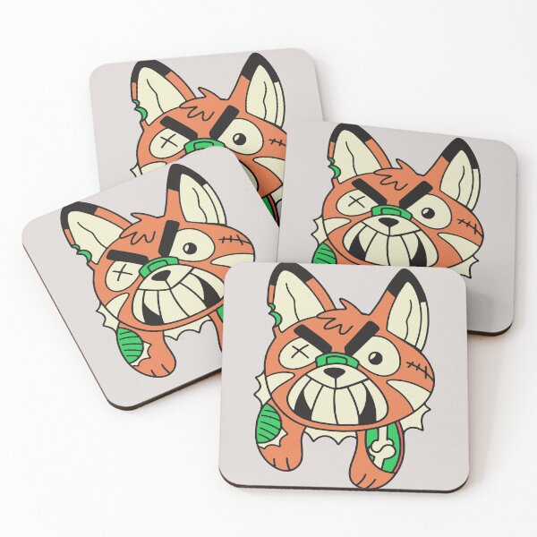 Item preview, Cute Zombie Fox // Funny Halloween Animals designed and sold by SLAG-Creative.