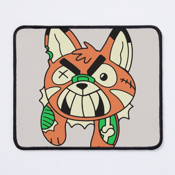 Item preview, Cute Zombie Fox // Funny Halloween Animals designed and sold by SLAG-Creative.