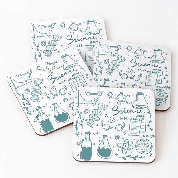 Item preview,  doodles / symbols related to chemical and chemistry  designed and sold by RKWstudio.
