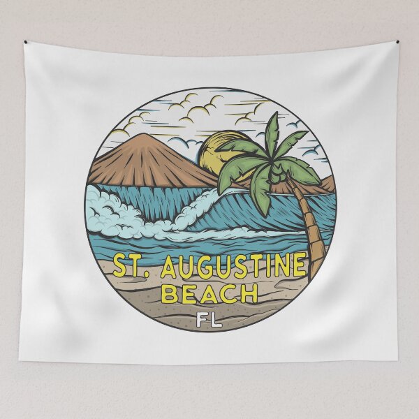 Item preview, St Augustine Beach Florida Vintage designed and sold by KrisSidDesigns.