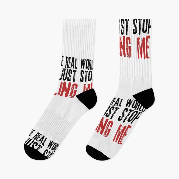 Item preview, I wish the real world would just stop hassling me - Matchbox Twenty - Real World - Quote designed and sold by CataRedBubble.