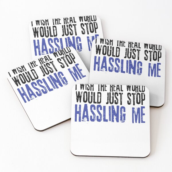 Item preview, I wish the real world would just stop hassling me - Matchbox Twenty - Real World - Quote designed and sold by CataRedBubble.