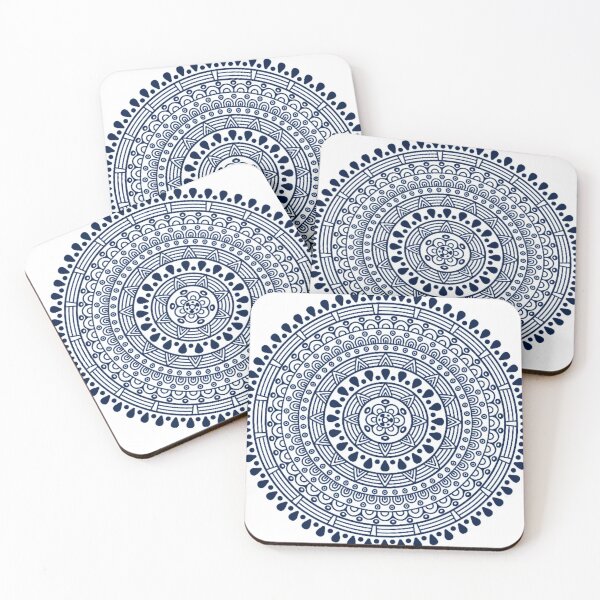 Item preview, Circular Decorative Design of blue & black mix.....! designed and sold by VIVEK KUMAR RAI.