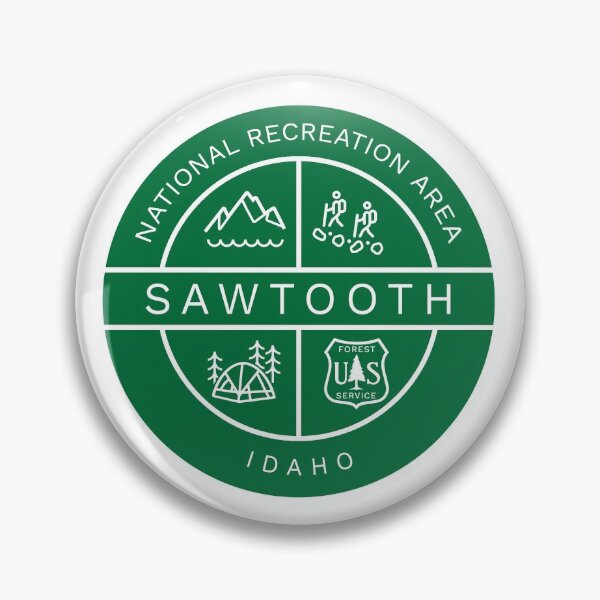 Item preview, Sawtooth National Recreation Area Heraldic Logo designed and sold by VanyaKar.